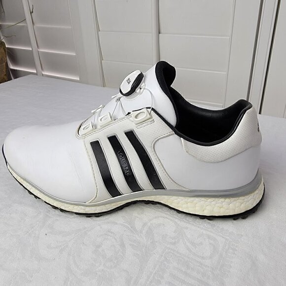 Adidas TOUR360 XT-SL BOA F34188 Spikeless White Black Mens Golf Shoes Size 11 main image 7